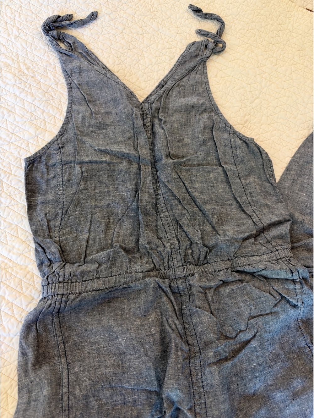 Fall cropped romper - Picture 2 of 7